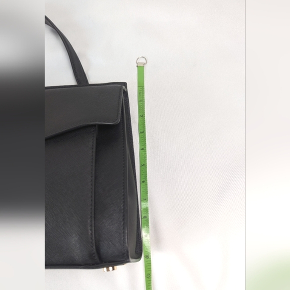 Michael Kors Essex Satchel Black Saffiano Leather Laptop Bag Briefcase Crossbody - Picture 11 of 16